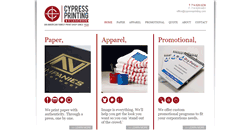 Desktop Screenshot of cypressprinting.com